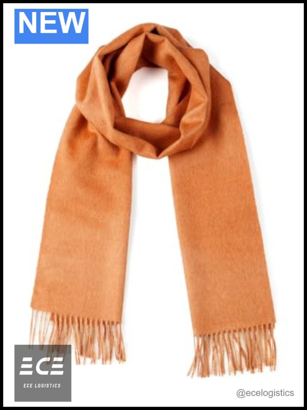 100% Baby Alpaca Wool Scarf 72x12 Hand Rolled Fringe Unisex